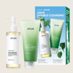 Anua Set de Doble Limpieza Heartleaf Pore Control Cleansing Oil 200ml y Quercetinol Pore Deep Cleansing Foam 150ml 2 piezas